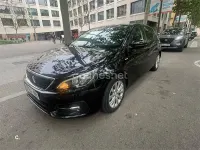 Usado Peugeot 308 Style 130 CV (95 kW) 2018 Negro Berlina