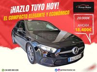 Usado Mercedes A180 116 CV (85 kW) 2018 Negro Berlina