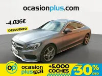 Usado Mercedes C300 245 CV (180 kW) 2017 Gris Coupe