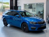 Usado Skoda Octavia RS 200 CV (147 kW) 2013 Azul Familiar
