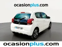 Usado Peugeot 108 Allure 82 CV (60 kW) 2016 Blanco Utilitario