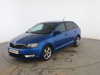 Usado Skoda Rapid Ambition 90 CV (66 kW) 2015 Azul Berlina