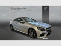 Usado Mercedes E220 194 CV (142 kW) 2020 Plateado Coupe