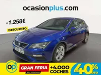 Usado Seat Leon FR 150 CV (110 kW) 2017 Azul Utilitario