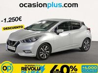 Usado Nissan Micra N-Connecta 90 CV (66 kW) 2019 Plateado Utilitario