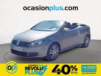 Usado VW Golf Cabriolet 105 CV (77 kW) 2013 Gris Descapotable