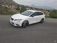 Usado Seat Leon ST CONNECT 110 CV (80 kW) 2016 Blanco Familiar