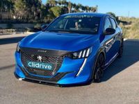 Usado Peugeot 208 GT-line 101 CV (74 kW) 2020 Azul Utilitario