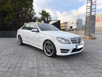 Usado Mercedes C220 Avantgarde 170 CV (125 kW) 2013 Blanco Berlina