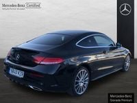 Usado Mercedes C220 AMG line 170 CV (125 kW) 2019 Negro Coupe