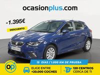 Usado Seat Ibiza Style 90 CV (66 kW) 2018 Azul Utilitario