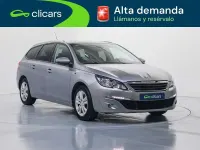 Usado Peugeot 308 SW Style 131 CV (96 kW) 2016 Gris Familiar