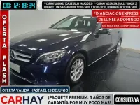 Usado Mercedes C200 Business 162 CV (119 kW) 2019 Negro Familiar