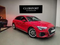Usado Audi A3 S-Line 150 CV (110 kW) 2021 Rojo Berlina