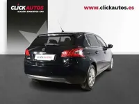 Usado Peugeot 308 Allure 110 CV (80 kW) 2021 Negro Utilitario