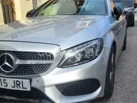 Usado Mercedes C220 AMG line 170 CV (125 kW) 2016 Gris / plata Coupe