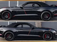 Usado Ford Mustang GT 449 CV (330 kW) 2018 Negro Descapotable
