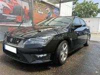 Usado Seat Leon FR 125 CV (91 kW) 2016 Negro Berlina