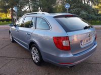 Usado Skoda Superb Ambition 160 CV (117 kW) 2013 Azul Familiar