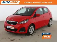 Usado Peugeot 108 Active 72 CV (52 kW) 2019 Rojo Berlina
