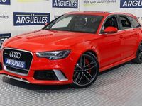 Usado Audi RS6 560 CV (411 kW) 2014 Rojo Familiar