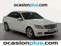 Usado Mercedes C200 Avantgarde 136 CV (100 kW) 2010 Blanco Berlina