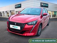 Usado Peugeot 208 Active 100 CV (73 kW) 2021 Rojo Utilitario