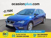 Usado Seat Leon Style 130 CV (95 kW) 2020 Azul Familiar