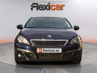 Usado Peugeot 308 Style 131 CV (96 kW) 2016 Negro Utilitario