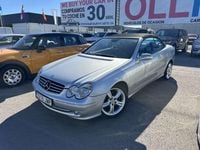 Usado Mercedes CLK200 Avantgarde 163 CV (119 kW) 2005 Plata metalico Descapotable