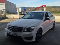 Usado Mercedes C200 136 CV (100 kW) 2013 Blanco Berlina