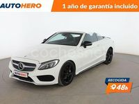 Usado Mercedes C220 AMG line 171 CV (125 kW) 2016 Blanco Descapotable