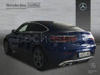 Usado Mercedes GLC300 AMG line 245 CV (180 kW) 2021 Azul SUV
