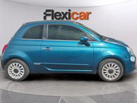 Usado Fiat 500 Lounge 69 CV (50 kW) 2019 Azul Descapotable