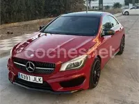 Usado Mercedes CLA220 AMG line 177 CV (130 kW) 2016 Rojo Coupe