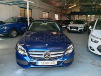 Usado Mercedes C200 136 CV (100 kW) 2016 Azul Berlina