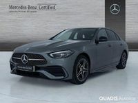 Usado Mercedes C300e AMG line 313 CV (230 kW) 2024 Gris selenita