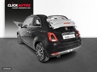Usado Fiat 500 70 CV (51 kW) 2023 Negro Descapotable