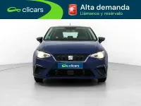 Usado Seat Ibiza Reference 95 CV (69 kW) 2017 Azul Berlina
