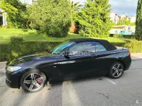 Usado BMW 218 Sport Line 150 CV (110 kW) 2016 Negro Descapotable