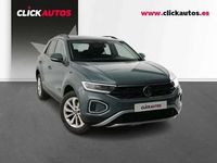 Usado VW T-Roc Life 110 CV (80 kW) 2024 Azul SUV