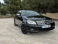 Usado Mercedes C200 Avantgarde 136 CV (100 kW) 2009 Negro Berlina