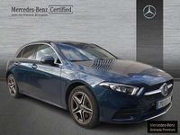 Usado Mercedes A250 AMG line 160 CV (117 kW) 2021 Azul Berlina