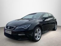 Usado Seat Leon FR 125 CV (91 kW) 2017 Negro Berlina