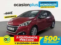 Usado Peugeot 208 Style 82 CV (60 kW) 2017 Rojo Utilitario