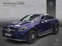 Usado Mercedes GLC220 AMG 170 CV (125 kW) 2018 Azul brillante Coupe