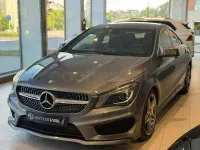 Usado Mercedes CLA200 AMG line 136 CV (100 kW) 2014 Gris / plata Coupe