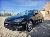 Usado Seat Leon FR 150 CV (110 kW) 2014 Negro Berlina