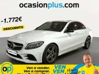 Usado Mercedes C200 150 CV (110 kW) 2018 Blanco Berlina