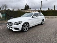 Usado Mercedes C220 Avantgarde 170 CV (125 kW) 2015 Blanco Familiar